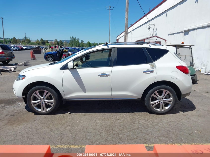 2010 Nissan Murano Le VIN: JN8AZ1MW6AW106079 Lot: 39819076