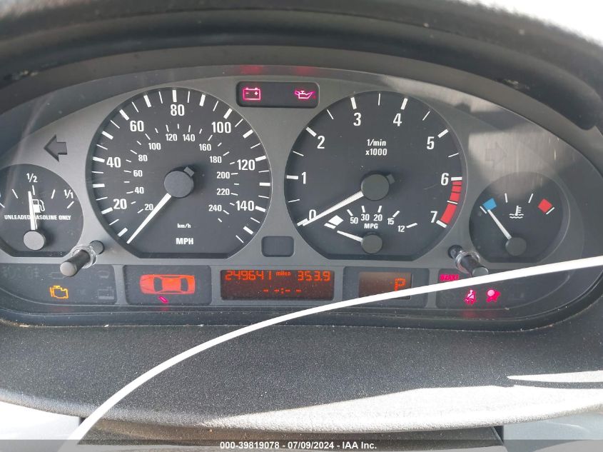 1999 BMW 323 I Automatic VIN: WBAAM3337XFP54100 Lot: 39819078