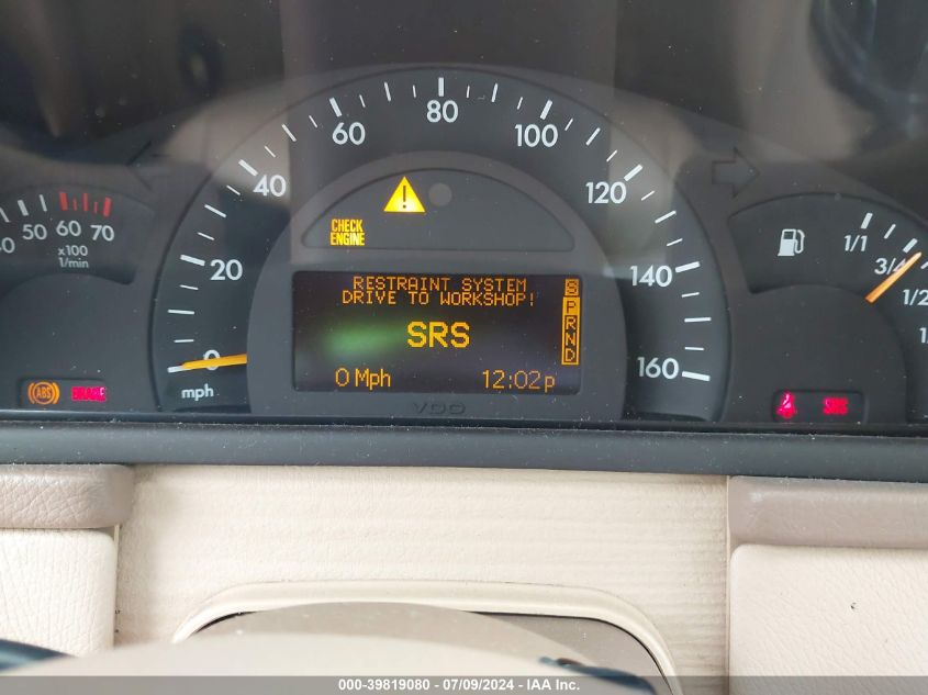 2004 Mercedes-Benz C 320 4Matic VIN: WDBRF84J84F445269 Lot: 39819080