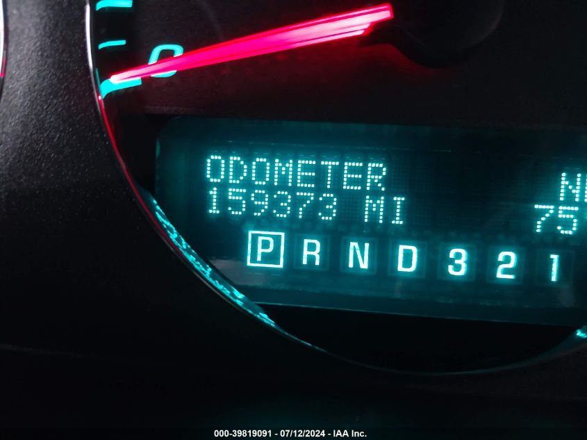 2011 Chevrolet Impala Lt VIN: 2G1WG5EKXB1221537 Lot: 39819091