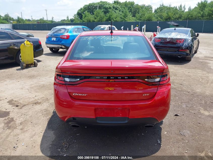 2015 Dodge Dart Gt VIN: 1C3CDFEB5FD267557 Lot: 39819108