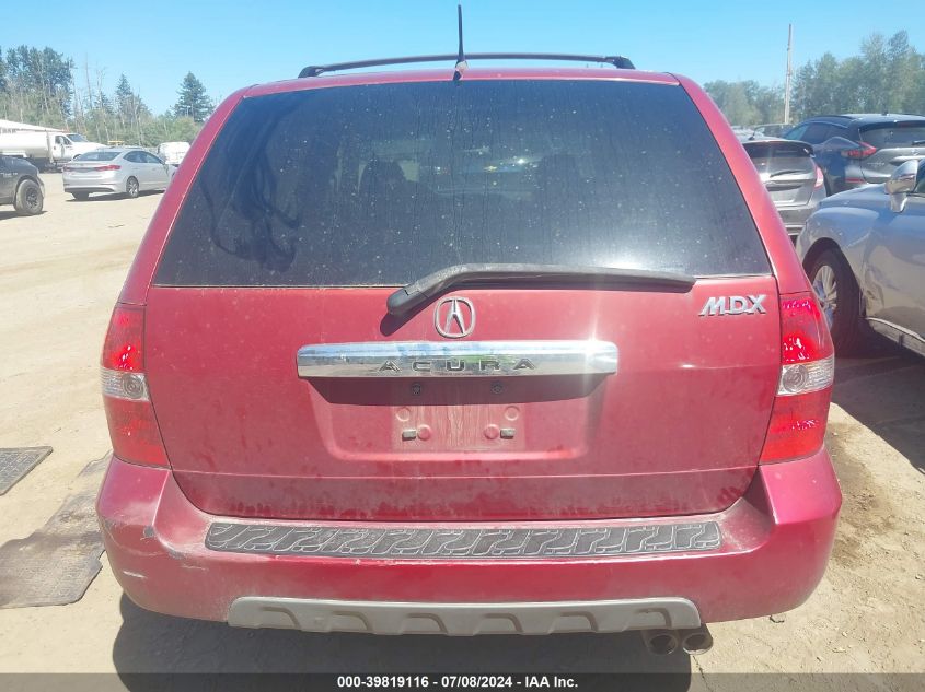 2003 Acura Mdx VIN: 2HNYD18683H533598 Lot: 39819116