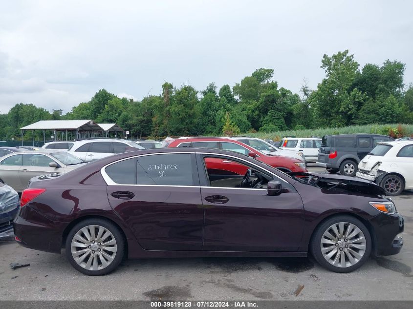 2014 Acura Rlx Tech VIN: JH4KC1F50EC002716 Lot: 39819128