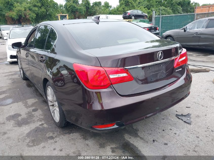 2014 Acura Rlx Tech VIN: JH4KC1F50EC002716 Lot: 39819128