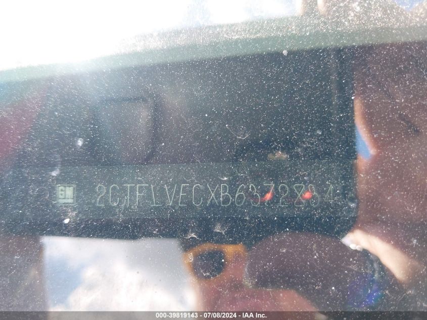 2011 GMC Terrain Slt-1 VIN: 2CTFLVECXB6372834 Lot: 39819143