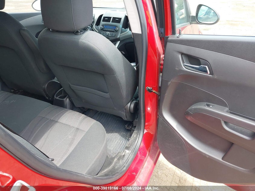 2012 Chevrolet Sonic 2Lt VIN: 1G1JC6SH3C4126232 Lot: 39819166