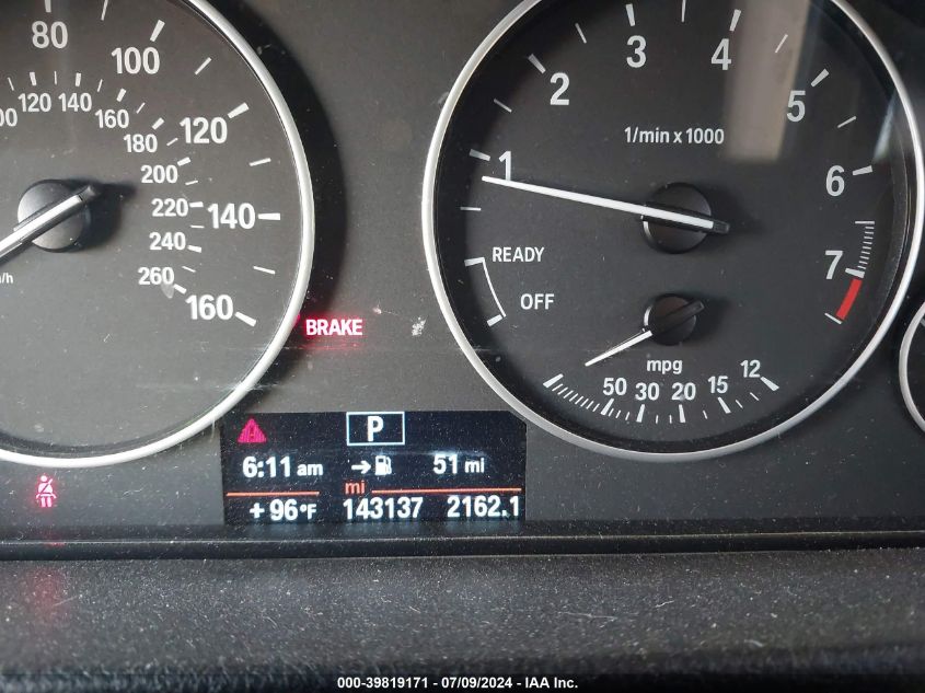 2012 BMW 328I I VIN: WBA3A5C53CF257845 Lot: 39819171