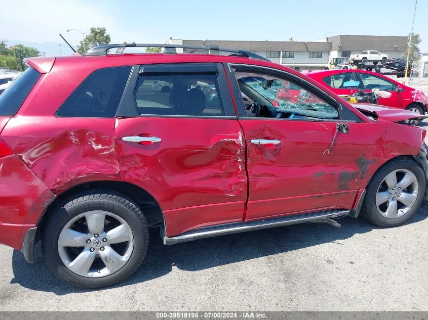 2007 Acura Rdx VIN: 5J8TB18567A019851 Lot: 39819195