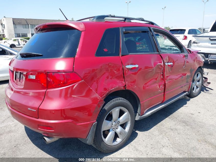 2007 Acura Rdx VIN: 5J8TB18567A019851 Lot: 39819195