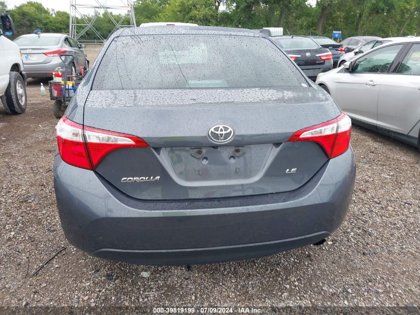 2015 TOYOTA COROLLA LE - 2T1BURHE9FC451458