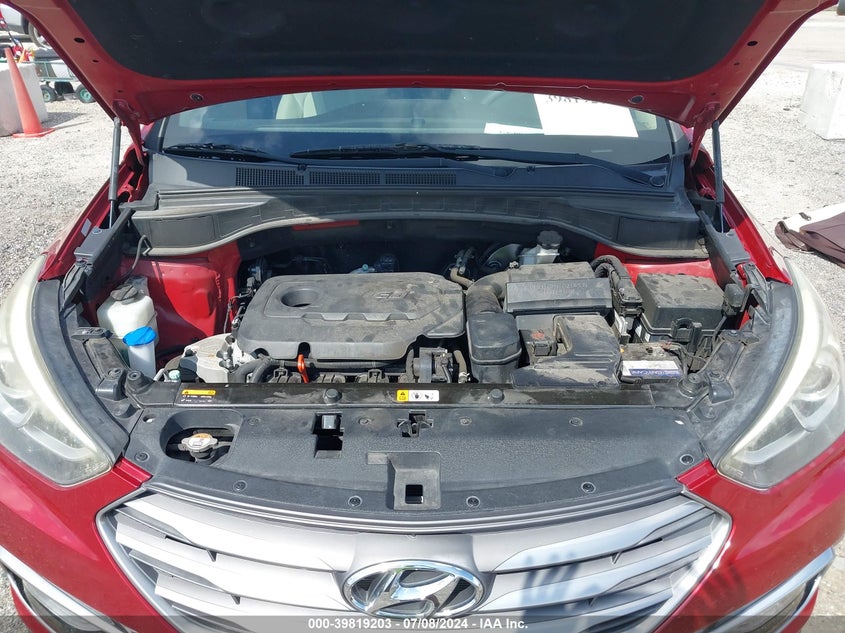 2017 Hyundai Santa Fe Sport 2.4L VIN: 5XYZU3LB4HG422885 Lot: 39819203