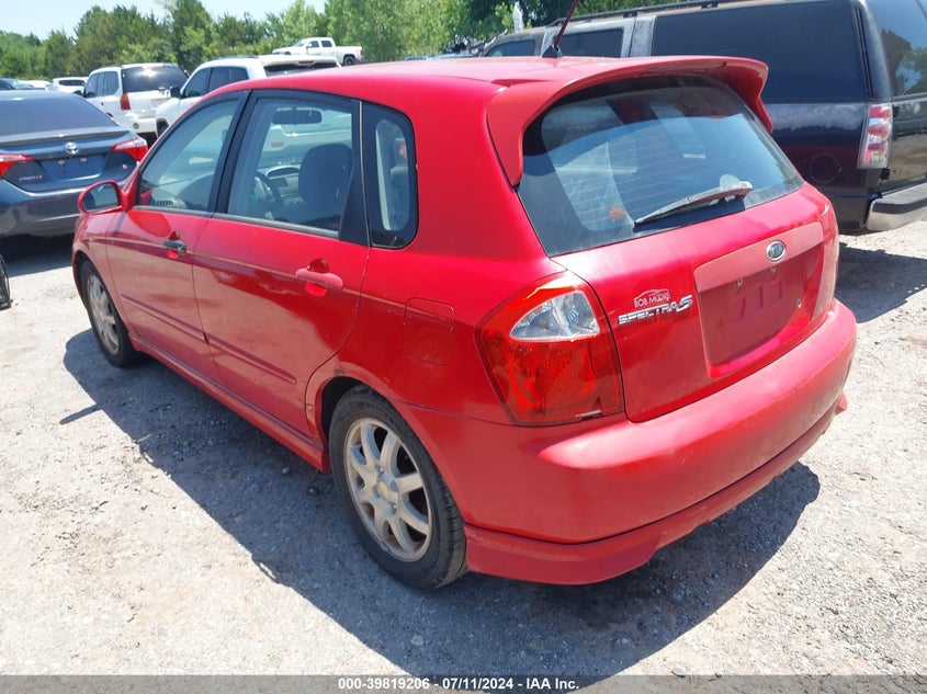 2006 Kia Spectra5 VIN: KNAFE161065216246 Lot: 39819206