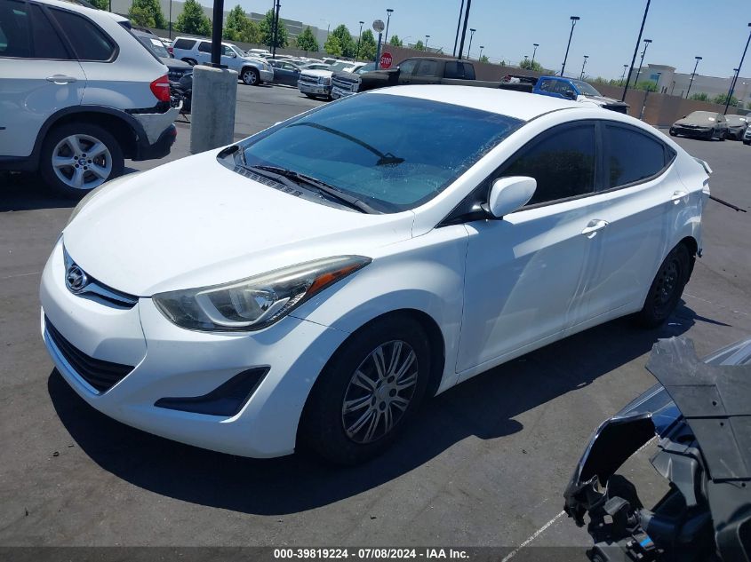 5NPDH4AE6GH695786 2016 HYUNDAI ELANTRA - Image 2