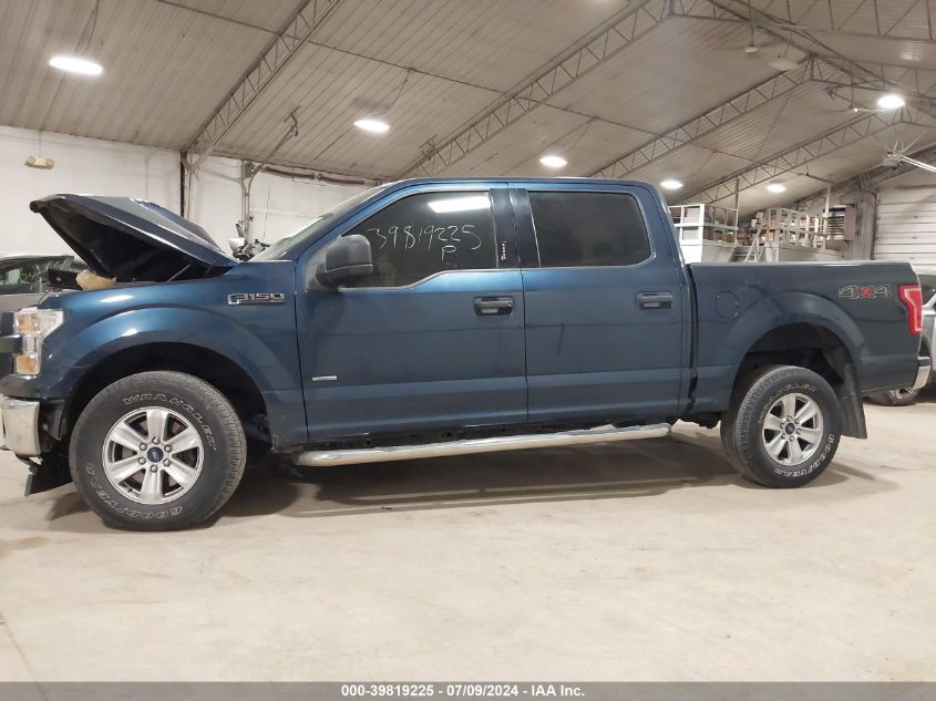 2017 Ford F150 Supercrew VIN: 1FTEW1EG1HFC36875 Lot: 39819225