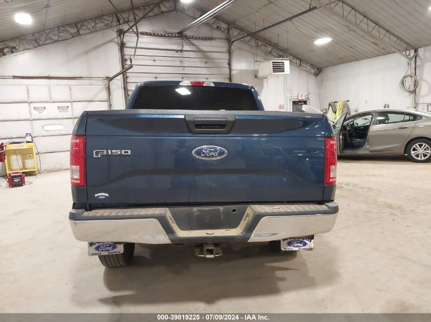 2017 Ford F150 Supercrew VIN: 1FTEW1EG1HFC36875 Lot: 39819225