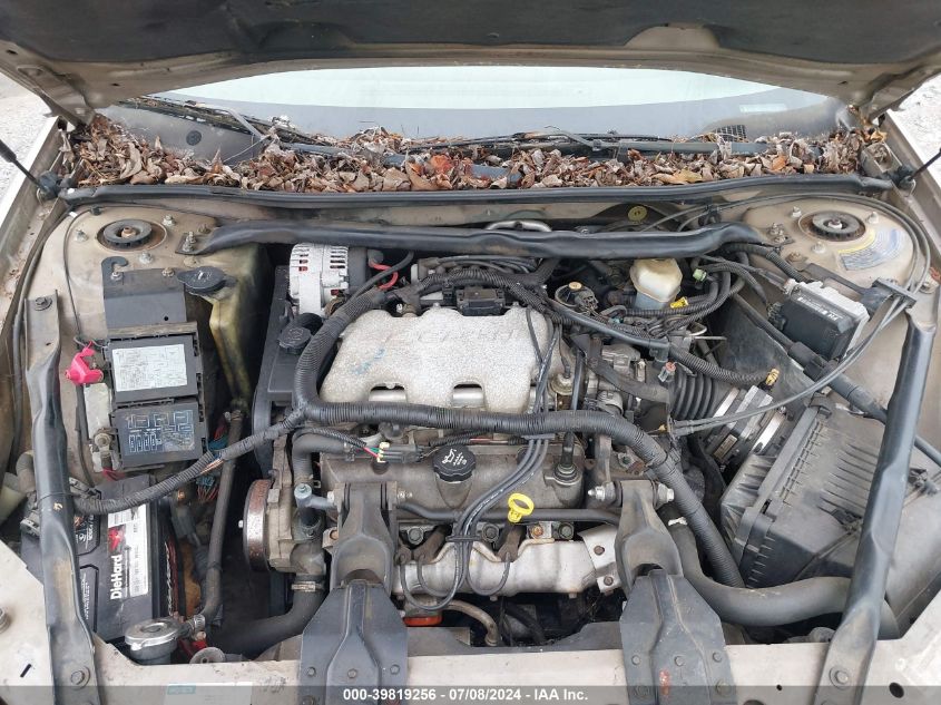 2002 Chevrolet Impala VIN: 2G1WF52E529109666 Lot: 39819256