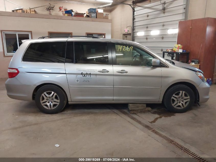 2007 Honda Odyssey Ex-L VIN: 5FNRL38797B058640 Lot: 39819269