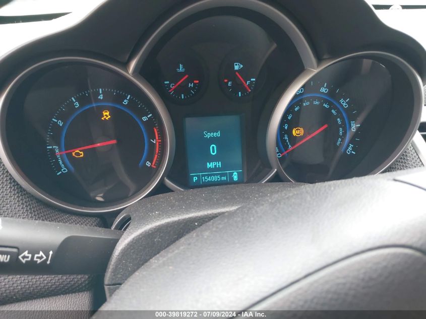 2012 Chevrolet Cruze Eco VIN: 1G1PJ5SC6C7150554 Lot: 39819272