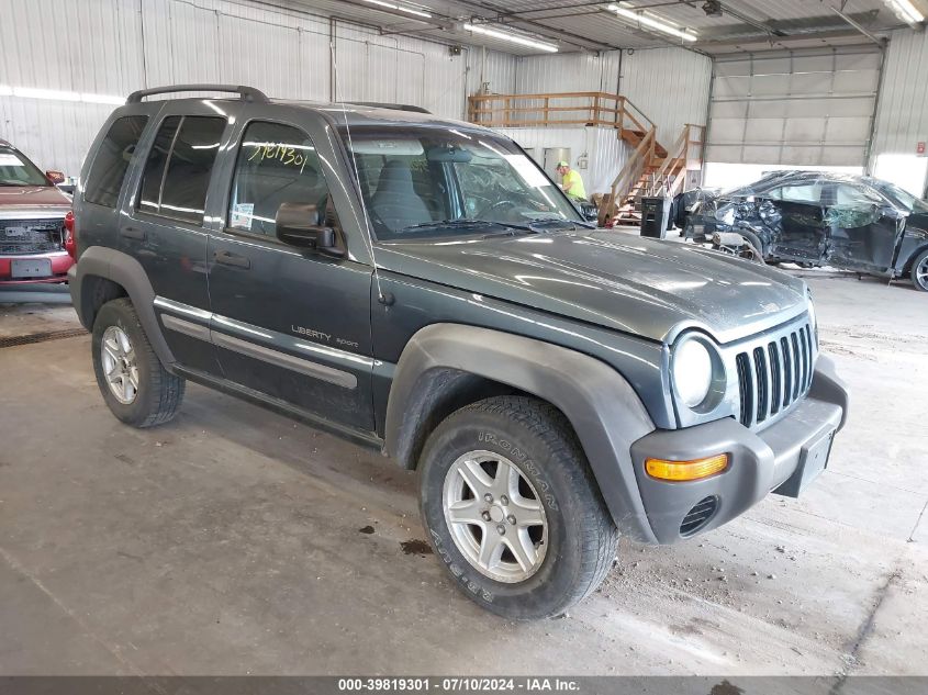 2002 Jeep Liberty Sport VIN: 1J4GL48K62W150451 Lot: 39819301