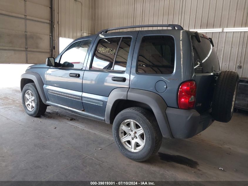 2002 Jeep Liberty Sport VIN: 1J4GL48K62W150451 Lot: 39819301