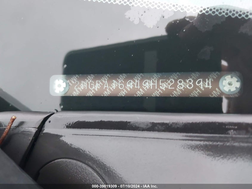 2009 Honda Civic Exl VIN: 2HGFA16949H528394 Lot: 39819309