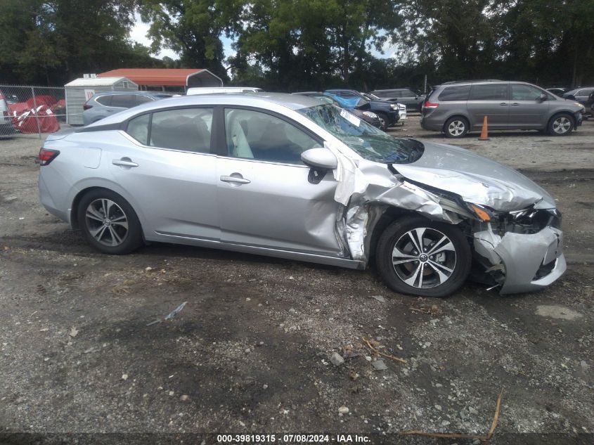 2022 Nissan Sentra Sv Xtronic Cvt VIN: 3N1AB8CV4NY284138 Lot: 39819315