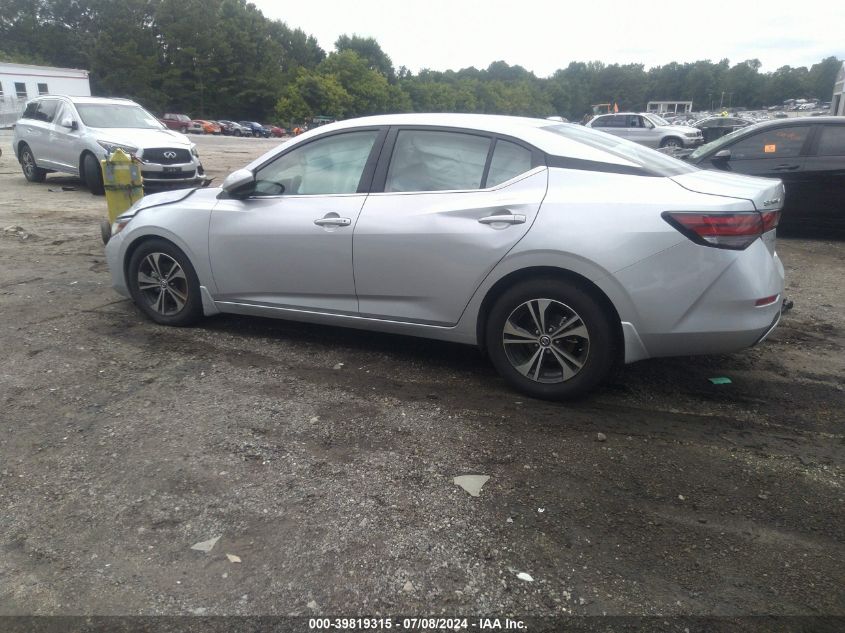 2022 Nissan Sentra Sv Xtronic Cvt VIN: 3N1AB8CV4NY284138 Lot: 39819315