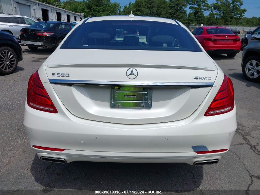 2014 Mercedes-Benz S 550 4Matic VIN: WDDUG8FB2EA053343 Lot: 39819318