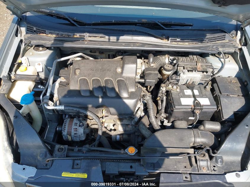 2010 Nissan Sentra 2.0Sl VIN: 3N1AB6AP7AL668091 Lot: 39819331