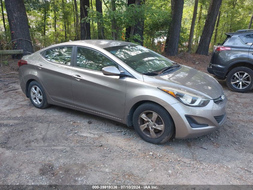 2014 Hyundai Elantra Se VIN: 5NPDH4AE9EH488872 Lot: 39819336