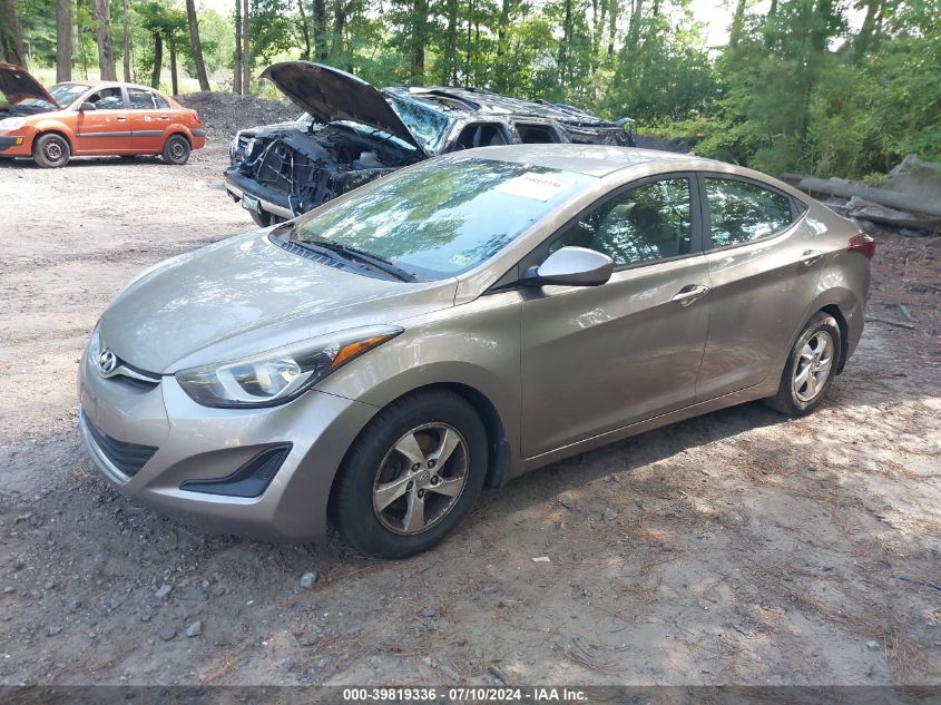 2014 Hyundai Elantra Se VIN: 5NPDH4AE9EH488872 Lot: 39819336