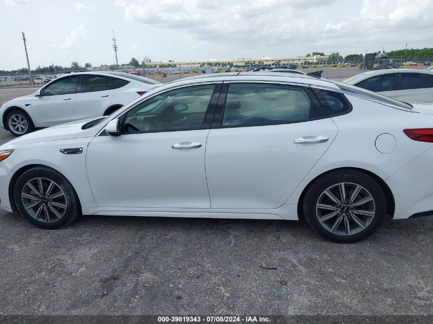 2019 Kia Optima Ex VIN: 5XXGU4L19KG298645 Lot: 39819343