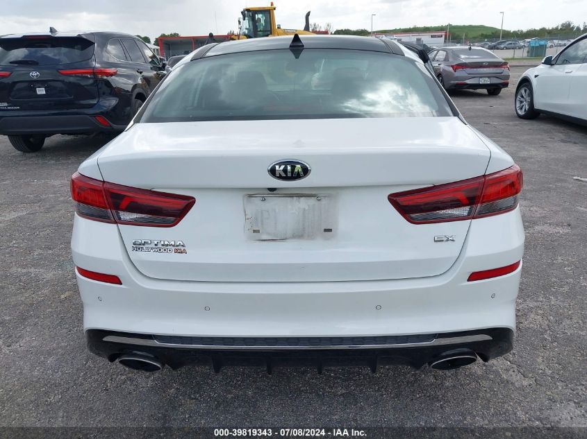 2019 Kia Optima Ex VIN: 5XXGU4L19KG298645 Lot: 39819343