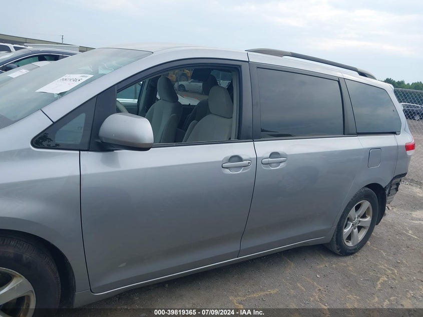 2012 Toyota Sienna Le V6 8 Passenger VIN: 5TDKK3DC2CS277100 Lot: 39819365