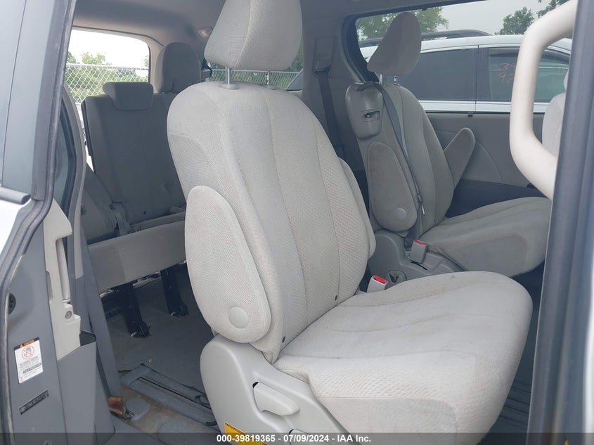 2012 Toyota Sienna Le V6 8 Passenger VIN: 5TDKK3DC2CS277100 Lot: 39819365