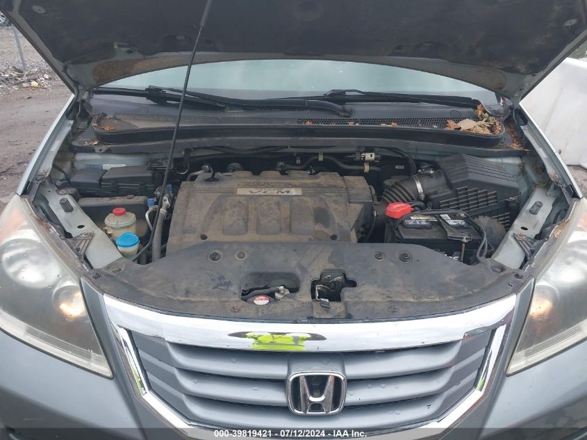 2010 Honda Odyssey Ex-L VIN: 5FNRL3H76AB065441 Lot: 39819421