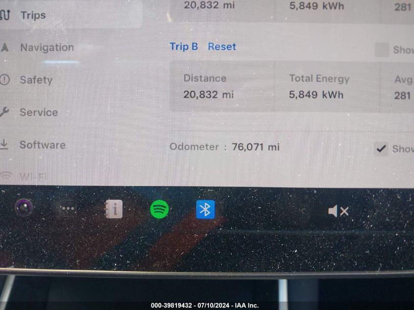 2019 Tesla Model 3 Long Range/Mid Range/Standard Range/Standard Range Plus VIN: 5YJ3E1EA3KF297615 Lot: 39819432