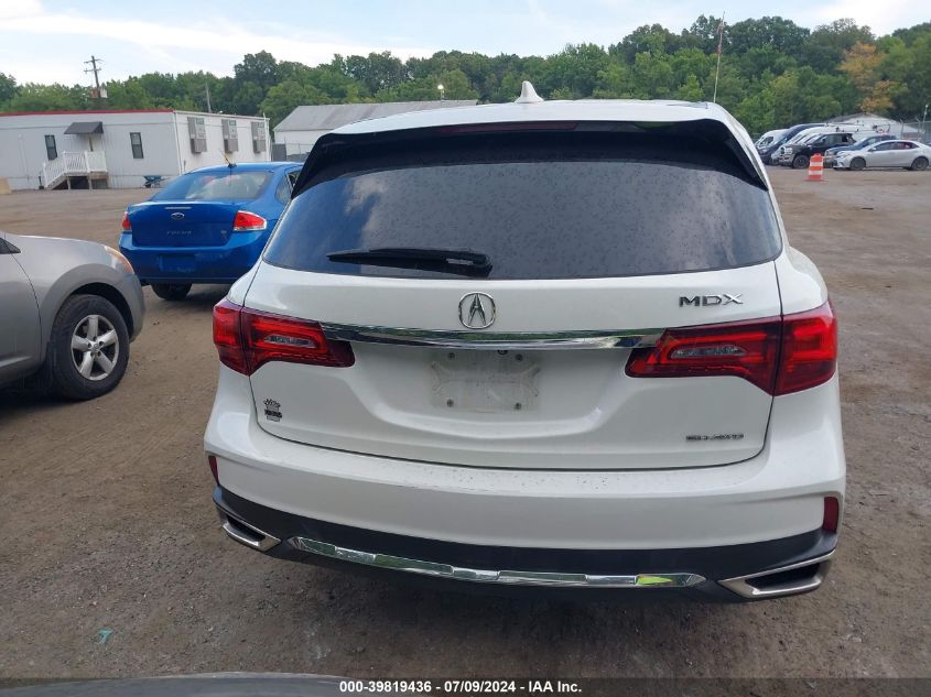 2017 Acura Mdx Technology Package VIN: 5FRYD4H56HB021056 Lot: 39819436