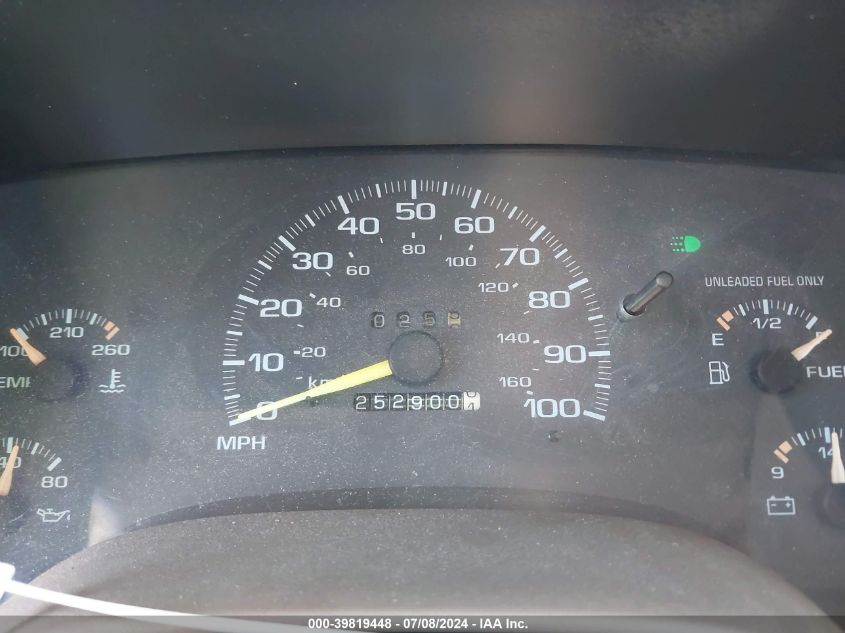 1997 Chevrolet Blazer Ls VIN: 1GNCS13W9V2133422 Lot: 39819448