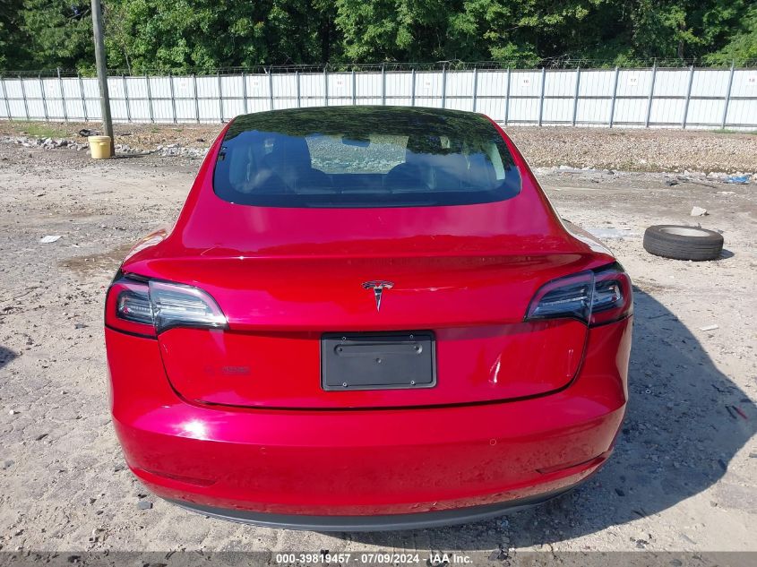 2022 Tesla Model 3 Rear-Wheel Drive VIN: 5YJ3E1EA1NF286990 Lot: 39819457