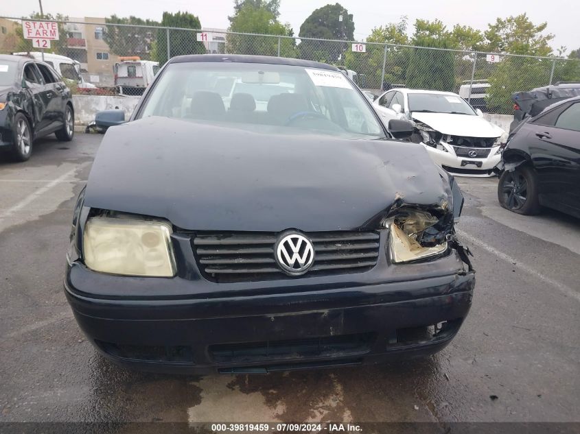 2000 Volkswagen Jetta Gls VIN: 3VWSA29M6YM091725 Lot: 39819459