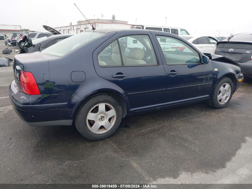2000 Volkswagen Jetta Gls VIN: 3VWSA29M6YM091725 Lot: 39819459