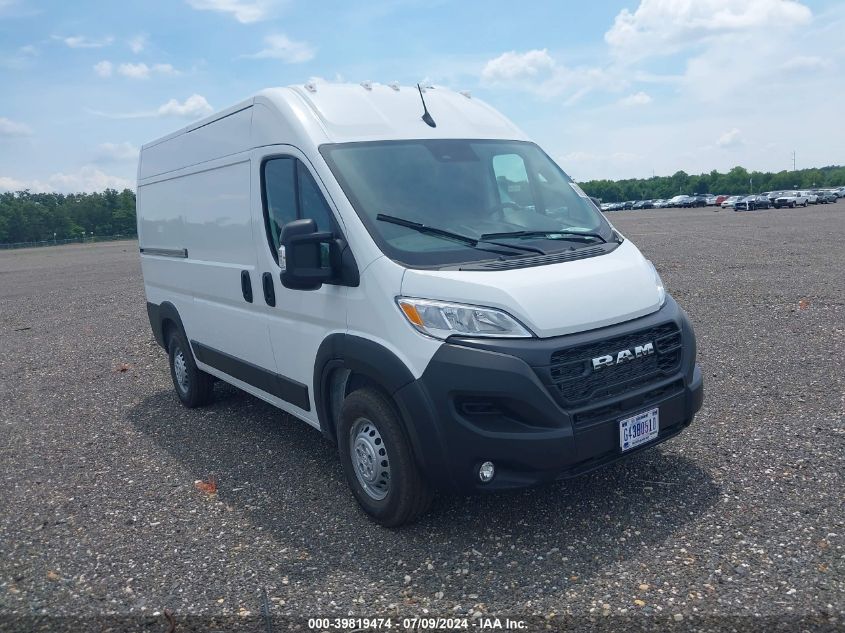 2024 Ram Promaster 2500 Tradesman High Roof 136 Wb W/Pass Seat VIN: 3C6LRVCGXRE146250 Lot: 39819474