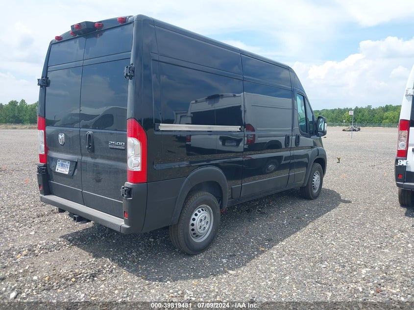 2024 Ram Promaster 2500 Tradesman High Roof 136 Wb W/Pass Seat VIN: 3C6LRVCG3RE146283 Lot: 39819481