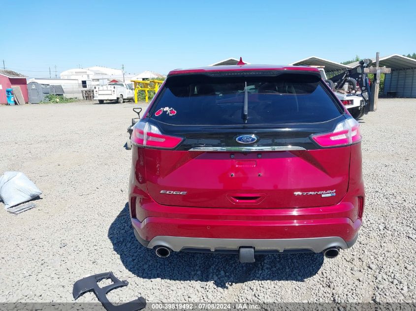 2019 Ford Edge Titanium VIN: 2FMPK4K98KBC63846 Lot: 39819492