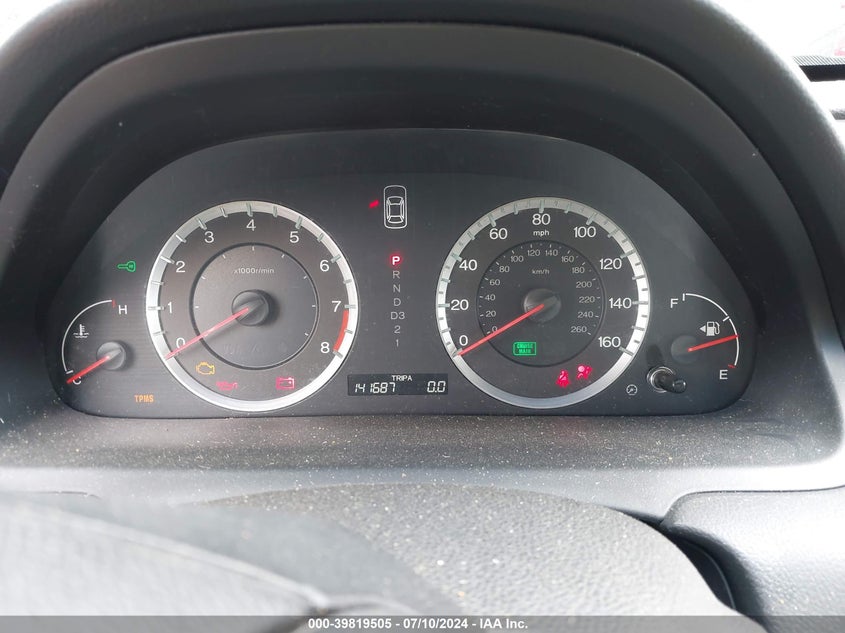 2009 Honda Accord 2.4 Ex VIN: 1HGCS127X9A019915 Lot: 39819505