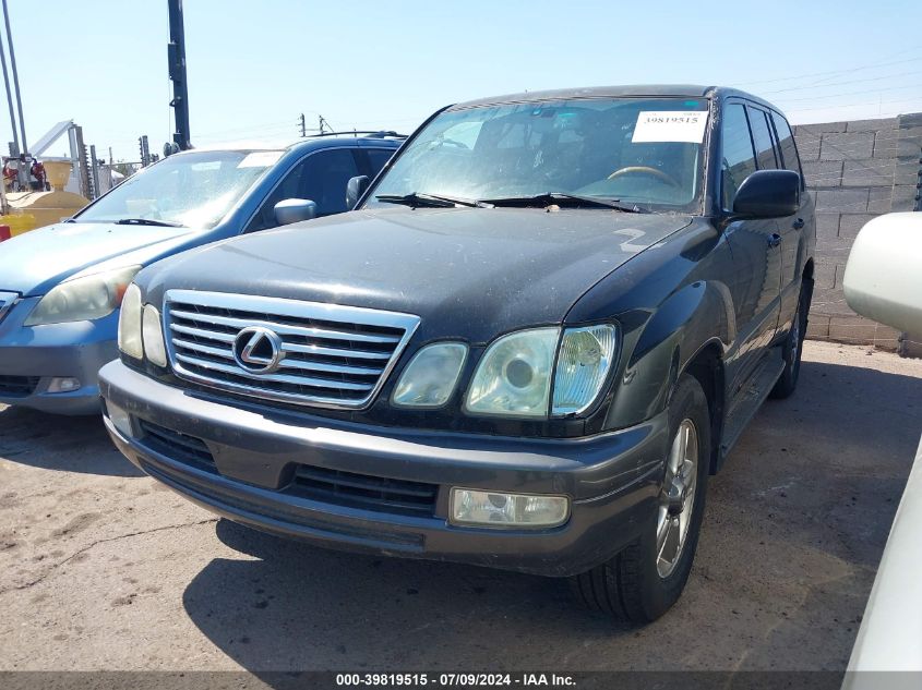 2006 Lexus Lx 470 VIN: JTJHT00WX64012976 Lot: 39819515