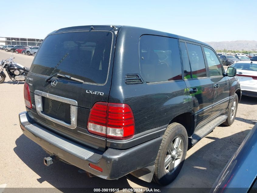 2006 Lexus Lx 470 VIN: JTJHT00WX64012976 Lot: 39819515