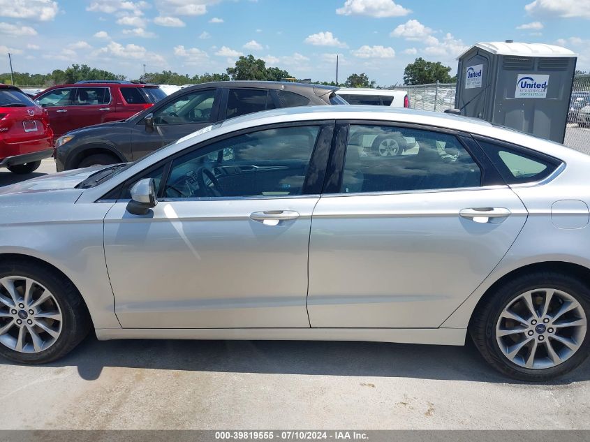 2017 Ford Fusion Se VIN: 3FA6P0H75HR164790 Lot: 39819555