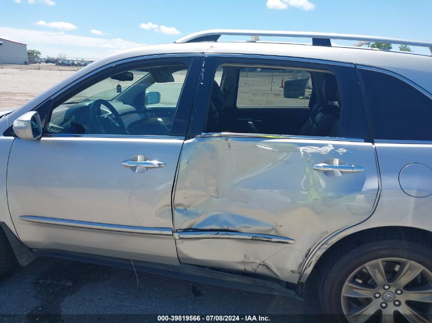 2013 Acura Mdx Advance Package VIN: 2HNYD2H88DH501520 Lot: 39819566